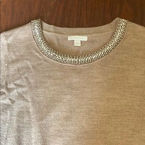 Oversized tan sweater